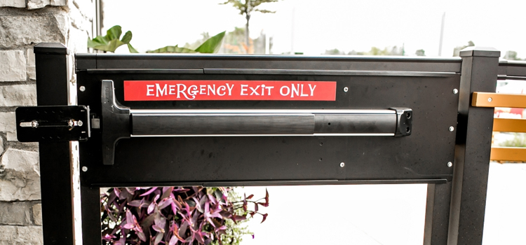 emergency push bar installation in Redondo Beach